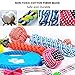 Dog Toys, Dog Chew Toys, Dog Training Toy Set with Ball Ropes and Squeaky Toys for Medium to Small Doggie, 12 Pack of Gift Pet Toy Set