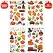 Tifeson Fall Thanksgiving Window Clings - Thanksgiving Decorations Autumn Leaves Window Sticker (74 PCS) - Window Decal Thanksgiving Party Decor