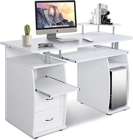 Goplus Bureau Informatique Table De L Ordinateur Avec Tablette Imprimante Table D Ordinateur Avec De Nombreux Rangements Et Tablette A Clavier Coulissant 120 X 55 X 85cm Blanc Amazon Fr Cuisine Maison Goplus Bureau Informatique Table De L Ordinateur Avec Tablette Imprimante Table D Ordinateur Avec De Nombreux Rangements Et Tablette A Clavier Coulissant 120 X 55 X 85cm Blanc Amazon Fr Cuisine Maison