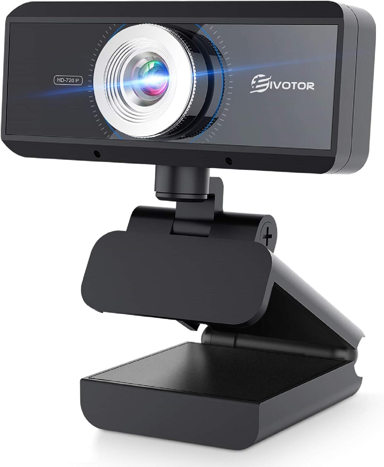 online video calling for pc on Amazon Com Webcam With Microphone Eivotor 720p Hd Plug And Play Wide Angle Streaming Computer Web Camera For Desktop Laptop With Video Calling Conferencing Online Studying Streaming And Gaming Computers Accessories