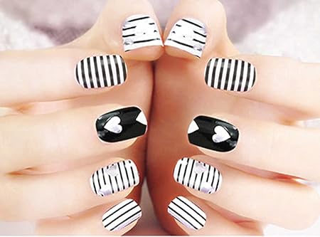 Amazon Pastelllabo ハンド用 ネイルシール オフィス アンカー マリン ラブリー ピンク ハート ライン ボーダー ヒゲ 貼るだけ アート Ny発 簡単 ネイルアート デコネイル 7デザイン ストライプ柄6794g Pastelllabo シール ステッカー 通販