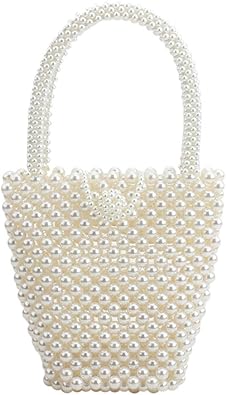 clear beaded purse