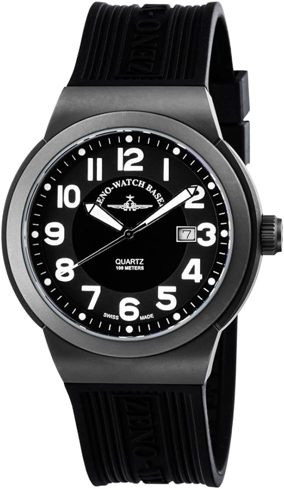 Amazon Zeno Titanium Sports 腕時計 メンズ ビジネス カジュアル 防水 スポーティーモデル ラバーベルト スイス製 Svwh 腕時計 腕時計 通販
