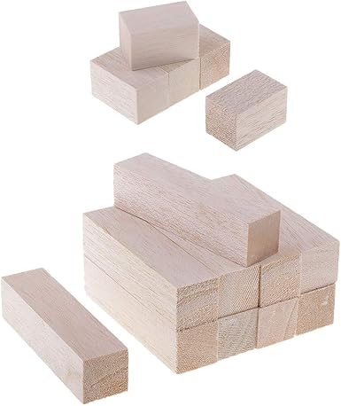 木ブロック Diy モデリング クラフト 木材加工用 材料 全2サイズ 5本50mm ホビー用素材 通販 Amazon