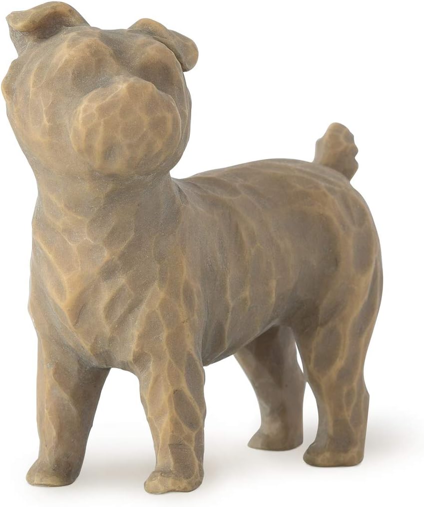 Willow Tree Love My Dog Small Standing Figurine, Multi-colour, 5 cm