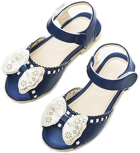 Amazon 子供サンダル 女の子 サンダル キッズ 女の子 履きやすい 13 14 15 16 17 18cm センチ マジックテープ リボン 付き ビーチサンダル 軽量 耐磨 夏 子供靴 ガールズ かわいい ピンク ベビーシューズ 通園 通学 こども靴 Puレザー 13 5cm ブルー シューズ バッグ