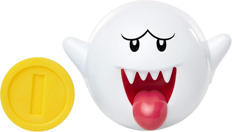 Amazon スーパーマリオ アクションフィギュア 4インチ ブー コレクターズトイ コインアクセサリー付き ホワイト ロボット 子ども向けフィギュア おもちゃ Amazon スーパーマリオ アクションフィギュア 4インチ ブー コレクターズトイ コインアクセサリー付き ホワイト ロボット 子ども向けフィギュア おもちゃ