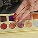 CIBBCCI 12 Colors Professional Eyeshadow Palette Set, Highly Pigmented Blendable-6 Glitter & 6 Matte Eye Shadows-Warm Natural Vegan & Cruelty Free Waterproof Long lasting Makeup Pallet
