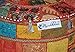 Marubhumi Indian Pouf Stool Vintage Patchwork Embellished with Patchwork Living Room Ottoman Cover, 23 X 13 Inches, Only Cover, Filler not Included