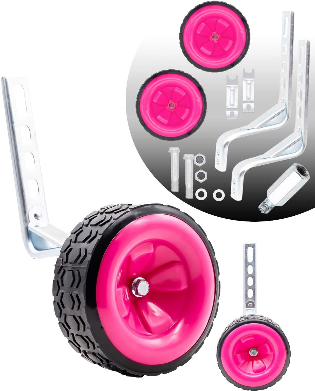 moli dee Bicycle Training Wheels Fits 16 18 20 22 24 inch Kids Bike