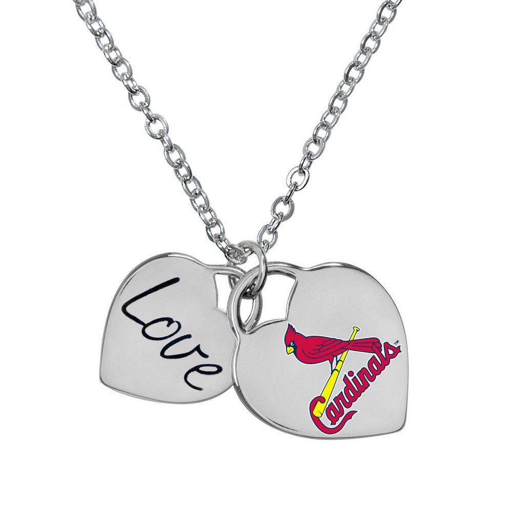 St. Louis Cardinals MLB Ladies Heart Necklace