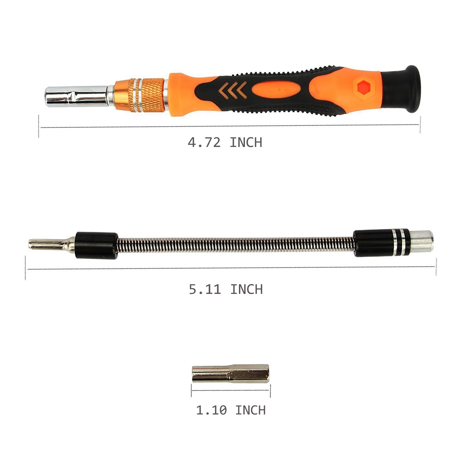 Likorlove 58 IN 1 Multipurpose Repair Tools Kit Screwdrivers, Ideal for Cell phones, Computers, Laptops, MacBook, MacBook Air, MacBook Pro, Shavers and other Devices