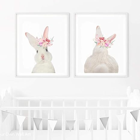 Amazon 北欧の壁のプリントウサギのキャンバスの絵画バニーの絵画動物の保育園フラワーアートの写真女の子の部屋の壁の装飾23 6 X31 4 60x80cm 2pcsフレームなし ウォールステッカー オンライン通販 Amazon 北欧の壁のプリントウサギのキャンバスの絵画バニーの絵画動物の保育園フラワーアートの写真女の子の部屋の壁の装飾23 6 X31 4 60x80cm 2pcsフレームなし ウォールステッカー オンライン通販