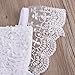 Angekids Baby Infant Girl Pure White Pretty Lace Floral Princess Party Dress Romper (0-3M(Tag3), White)