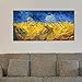 Wieco Art Wheatfield with Crows Large Classic Canvas Prints Wall Art By Van Gogh Famous Oil Paintings Reproduction Modern Stretched and Framed Giclee Landscape Pictures
