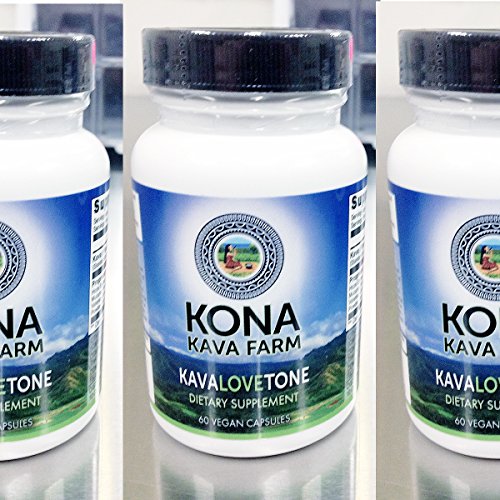 KONA KAVA Kava Root Extract KavaLOVEtone Premium Capsules (60) KONA KAVA Kava Root Extract KavaLOVEtone Premium Capsules (60)