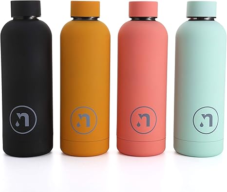 Noori Bouteille Deau Isotherme En Acier Inoxydable Isolée à Double Paroi Gourde Réutilisable Sans Bpa 500ml