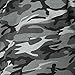 Otomix Men's Baggy Bodybuilding Workout Pants Grey Camo (Large)