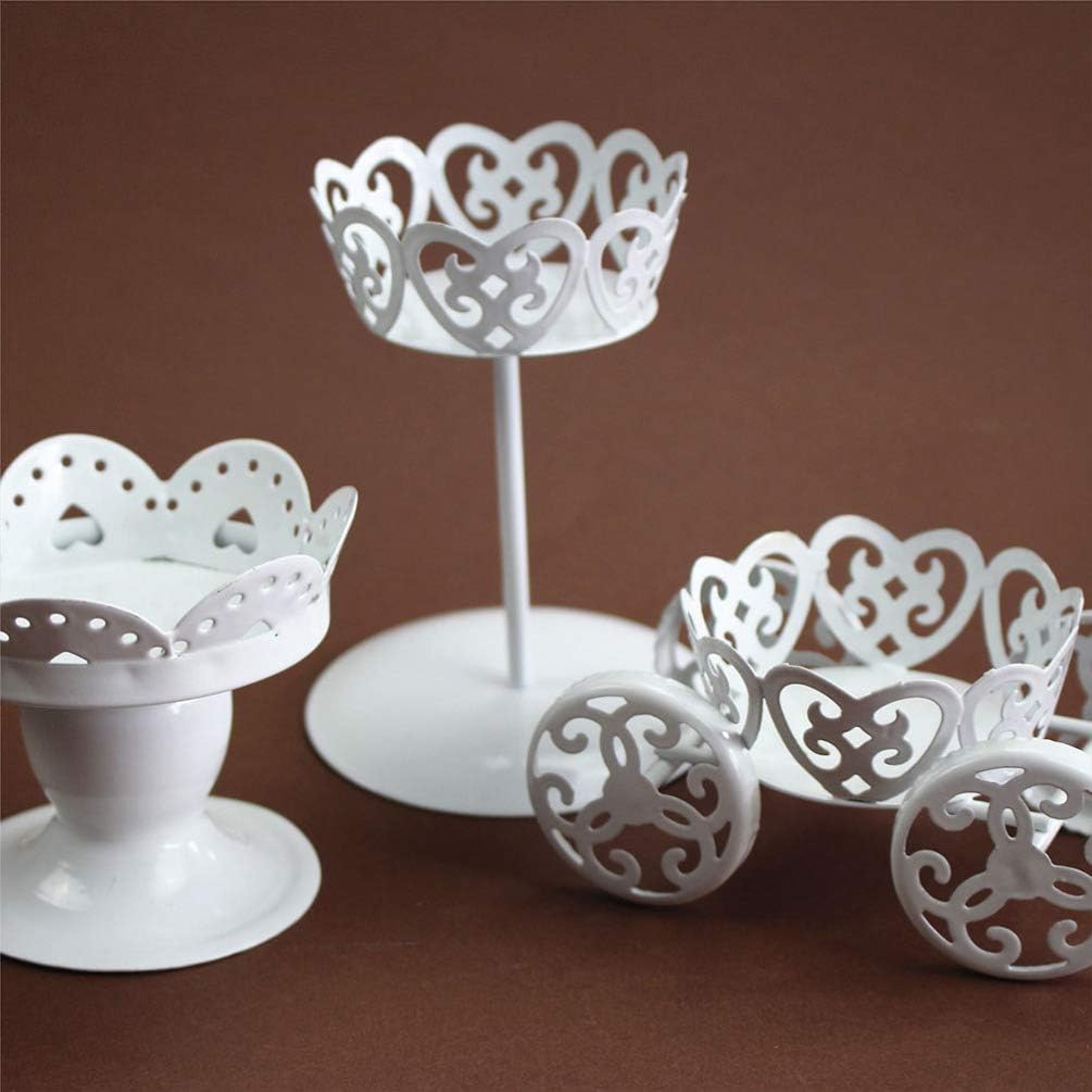 soporte de exhibición de postre de estilo europeo soportes de cupcake