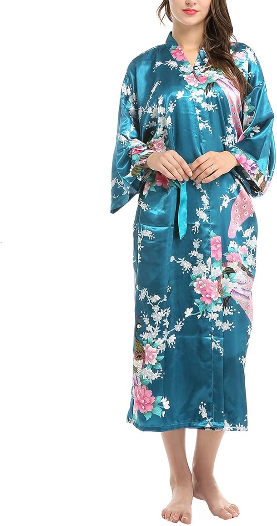 bademantel damen lang elegant