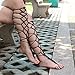 ALABAR Handmade Cotton Lace Up Crochet Barefoot Sandals Sexy Wedding Beach Accessory Dancing Anklets AQ08