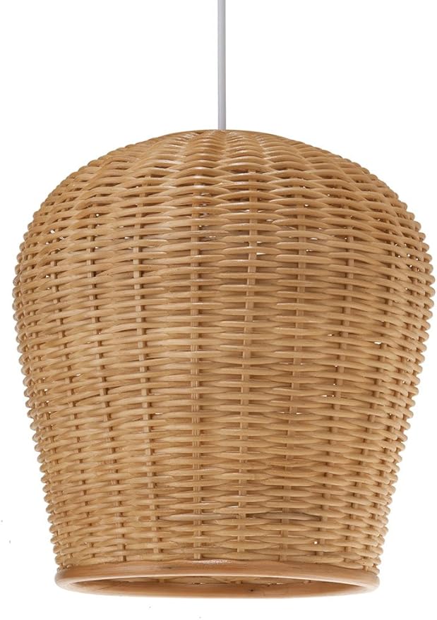 Kouboo 1050032 Wicker Pod Pendant Light 11 5 X 11 5 X 12 5