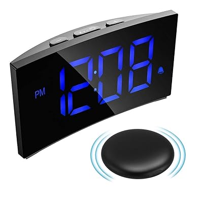Digital Alarm Clock with Wireless Bed Shaker, Bahrain | Ubuy