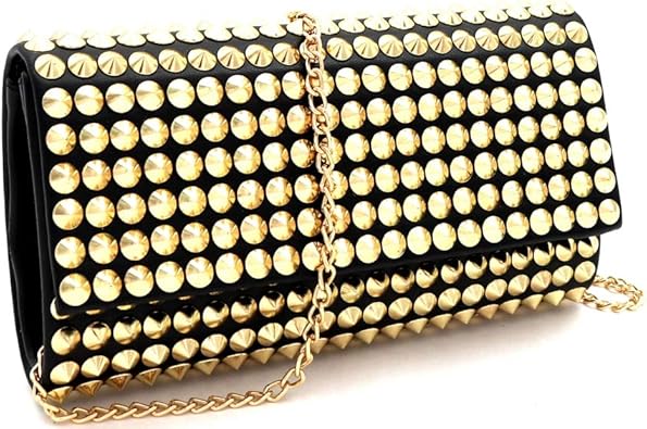 Black and gold clutch Clearance