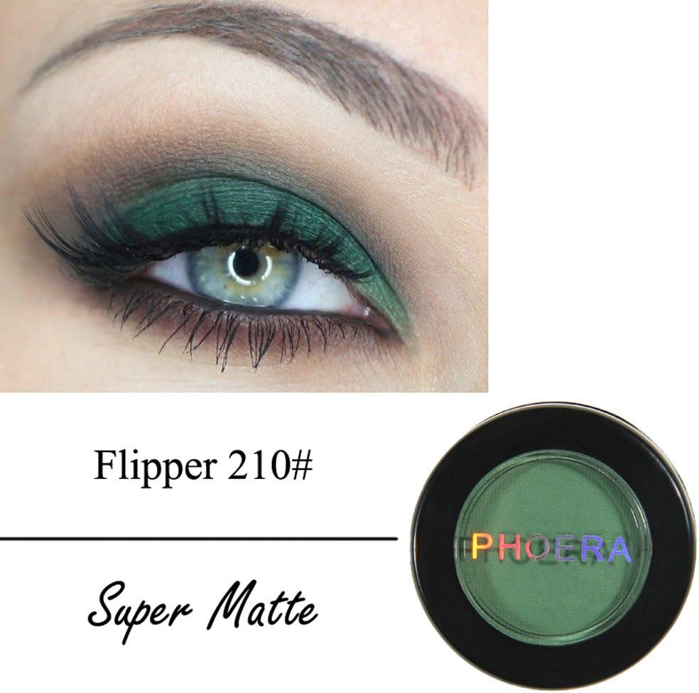 PHOERA Cosmetic Matte Eyeshadow Cream Highly Pigmented Eye Shadow Makeup Cosmetic Long Lasting Waterproof