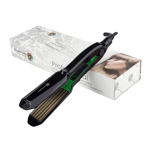 StyleHouse 110V-240V Grade 1 Professional Salon Crimper (Multicolor)
