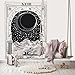 BLEUM CADE Tarot Tapestry The Moon The Star The Sun Tapestry Medieval Europe Divination Tapestry Wall Hanging Tapestries Mysterious Wall Tapestry for Home Decor (The Moon, 70