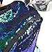HeySun Magic Reversible Sequins Backpack Cute Sparkly Book Bags Backpack for Kids(Teal/Black)