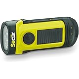 Secur Dynamo 8 Lumen Solar Waterproof LED Rechargeable Flashlight