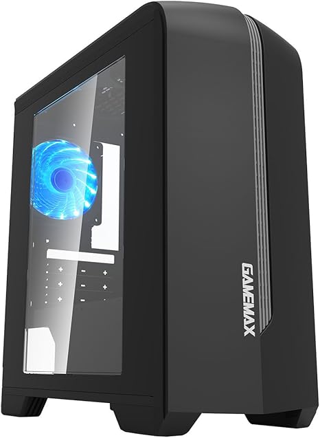 Game Max Centauri-BLK - Caja de Ordenador de sobremesa, Color Negro: Amazon.es: Informática