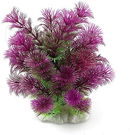 Artificial Grass Aquarium Decor Water Weeds Ornament Plant Fish Tank Blue Set15