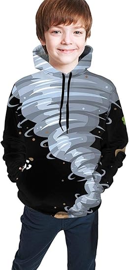 Amazon Tornado パーカー プルオーバー キッズ ジャージ ダンス 運動着 スポーツウェア カジュアル 春 秋 冬 防寒 可愛い 男の子 女の子 小学生 中学生 高中生 メンズ レディース服 トレーナー パーカー 通販
