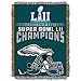 Northwest NFL Philadelphia Eagles Unisex-Adult Woven Tapestry Throw Blanket, 48