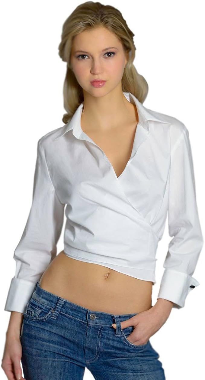 womens wrap shirt