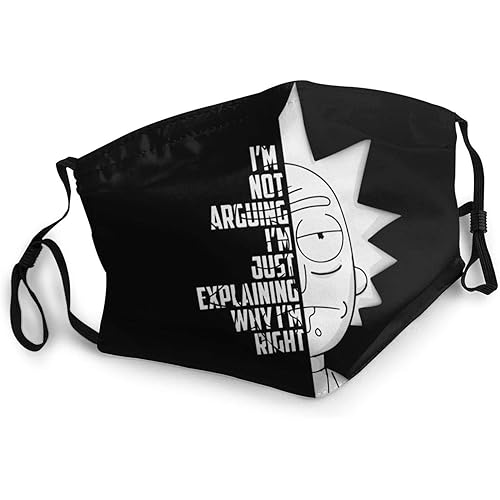 Fregils Rick n Morty Face Cover Scarf Breathable Mask Cooling Bandana Sports mask