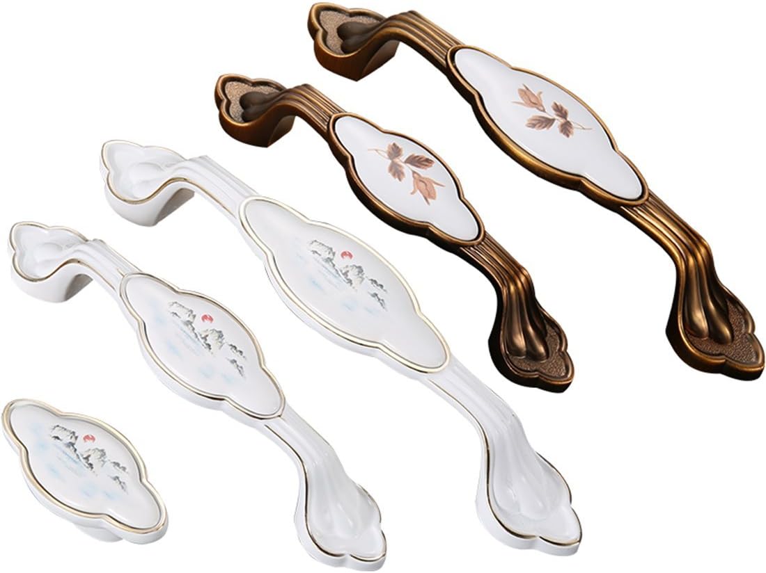 D&D-Puertas, cajones, tiradores Retro/Sello/cerámica/ASA/jardín/Armario