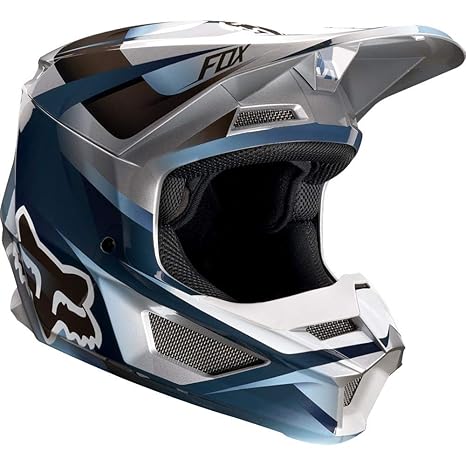 Fox Helmet V-1 Motif Blue/Grey M