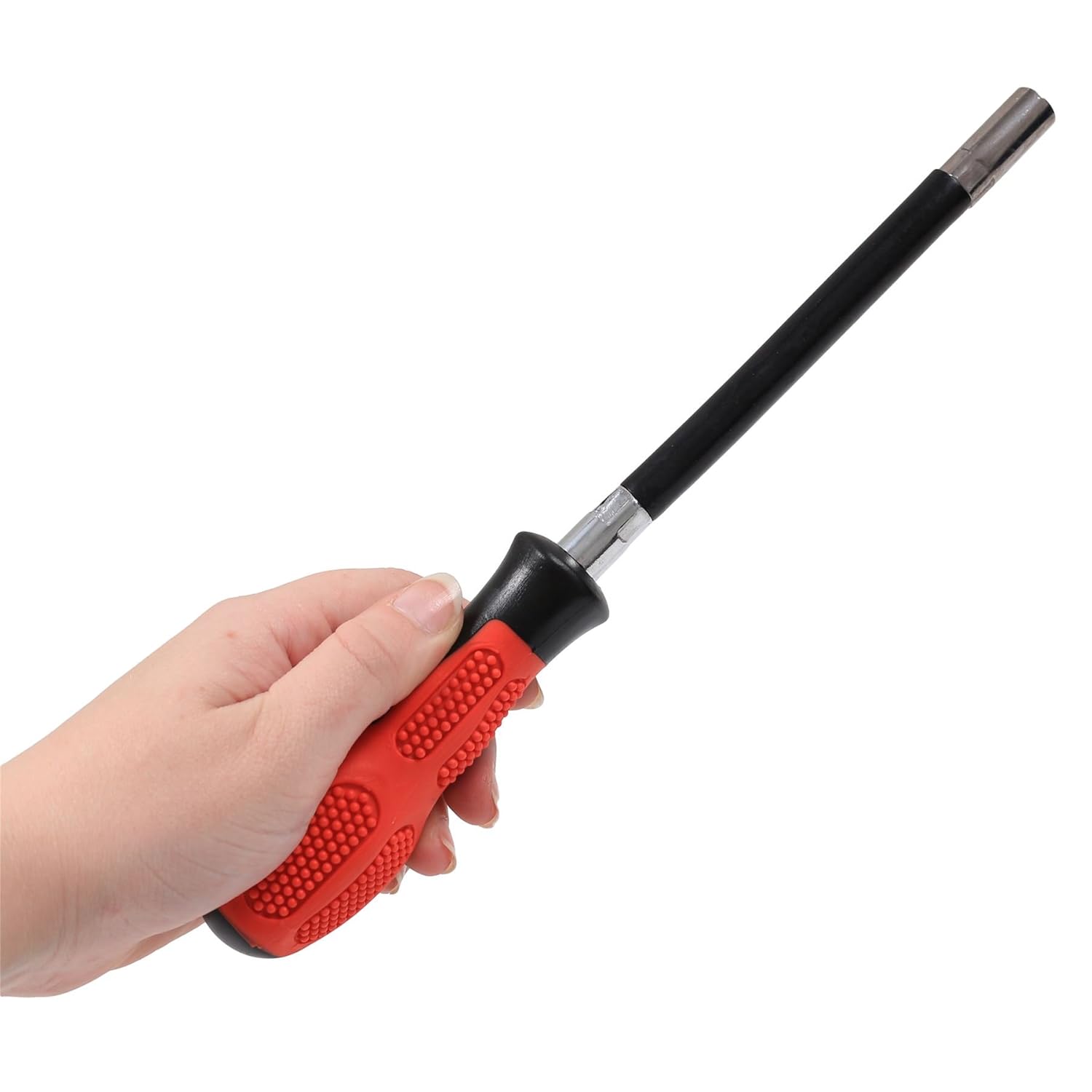 Soft Grip 7mm Hose/Jubilee Clip Driver Flexible Shaft Hex Nut Socket