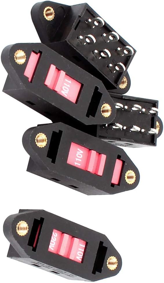 Aexit AC 110V220V Switches 6 Pin Terminals DPDT Voltage