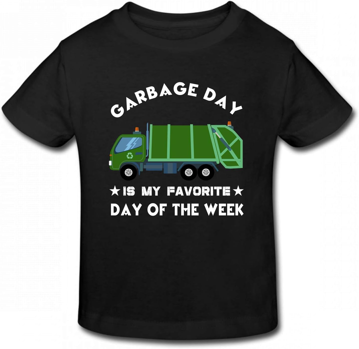 Waldeal Little Boys' Cute I Love Trash Garbage Toddler T Shirt Kids Birthday Graphic Tee