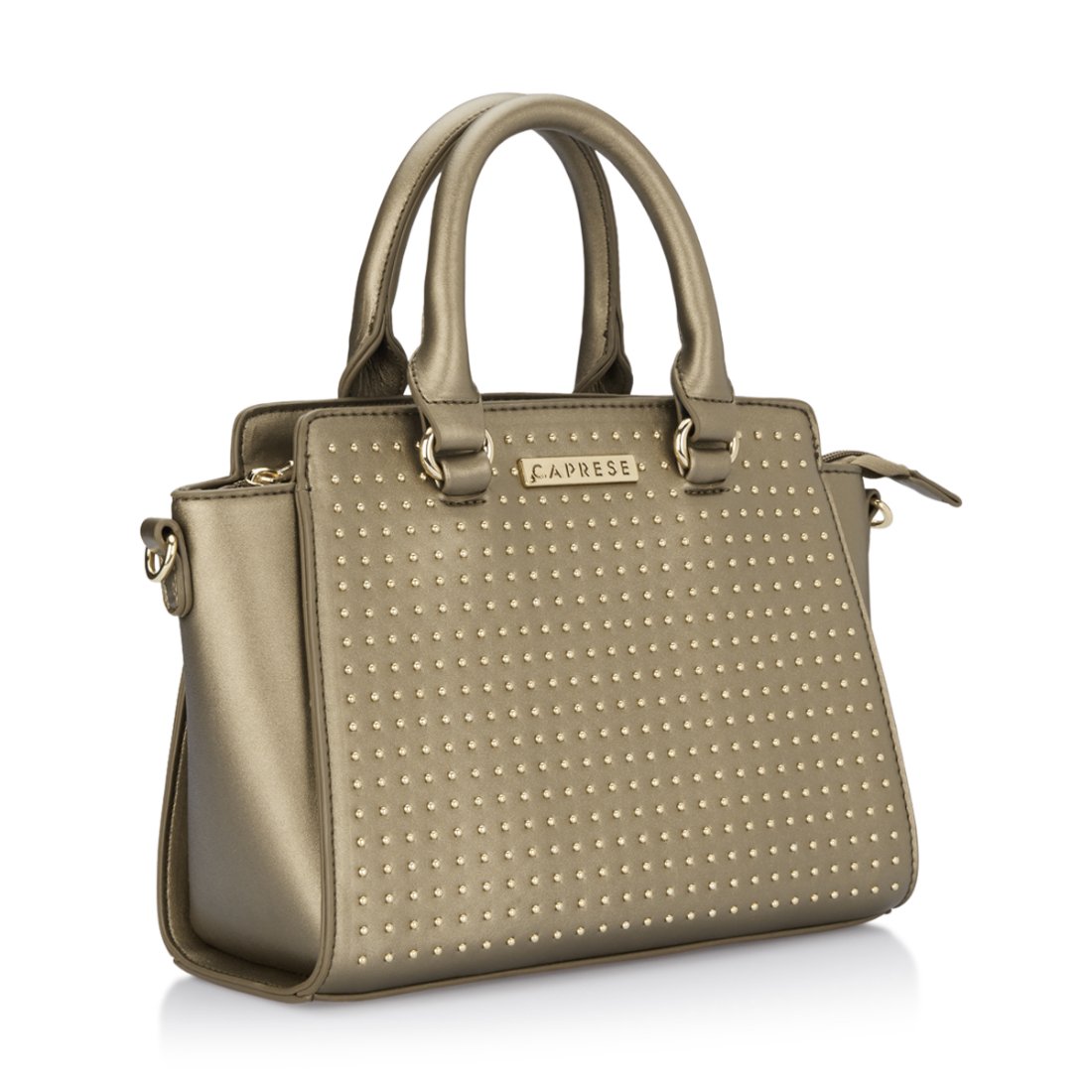 caprese jena women's satchel (dull gold) ()