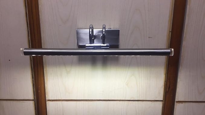 Sah 6W LED Designer Picture/ Mirror/ Bathroom/ Spot Light (Steel, Yellow)