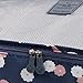 Luggage Organizer,Mossio 7 Set Compression Pouches for Suitcase Backpacking Camping Cruise Navy Daisy