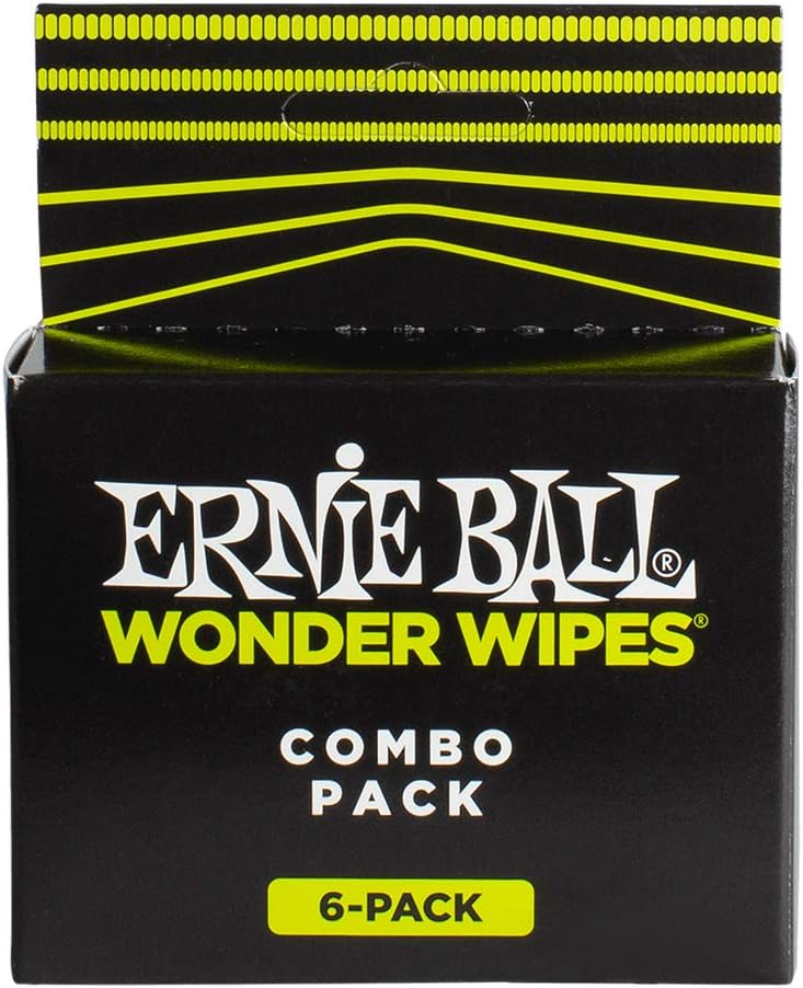 Ernie Ball Wonder Wipes Combo Pack, 6 pack: Musical Instruments