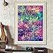 FUNISFUN 2 Pack 5D DIY Diamond Painting Paint by Numbers Kits for Adults Beginner Full Drill Embroidery Love Story Pictures for Home Living Room Wall Decoration