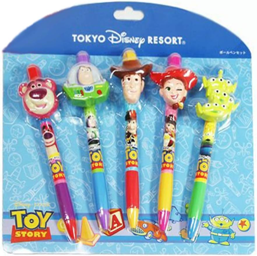 Toy Story character ballpoint pen set Woody Buzz Lightyear Jessie Little Green Men Rottsu~o [Tokyo Disney Resort Limited (japan import)